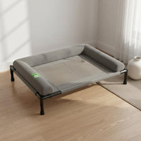 Elevated Dog Bed Sturdy Frame Raised Pet Cot Scratch-Resistant for Dogs