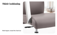 Waist-Highrear Managerial Wheeled Chair Adjustable Height Rotate Seat Modern and Design Tilt Control for Managers, Students