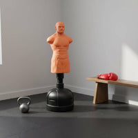 Person-Shaped Striking Target Weighted Base Freestanding Punching Figure Spring Support Human Punching Target for Fighting Arts Trainees