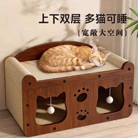 猫抓板猫窝一体猫咪磨爪耐磨瓦楞纸大号沙发猫爪板猫玩具猫咪用品