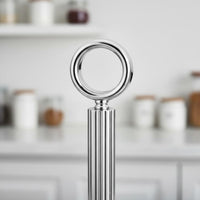 Double Tier Cake Stand Easy to Clean Stainless Steel Dessert Tray Sturdy Base