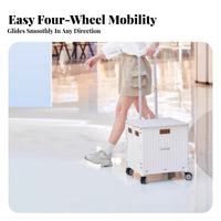 Foldable Trunk organizer Portable with Handles Foldable Multi-Compartment Bin