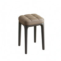 Upholstered Stool Stackable Foot Rest Compact for Living Room, Entryway