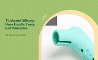 Silicone Door Handle Cover, Collision Protector, bump Absorbing, Universal Fit, Suitable for Bathroom, Bedroom, Kitchen