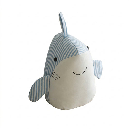 Shark Door Stop Animal-Shaped Stuffed Door Stopper Soft Stuffed Doorstop for Kids, Young Children, Nursery, Playroom, Bedroom