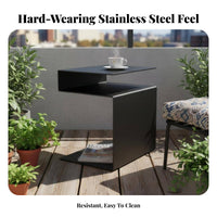 C-Shaped Magazine Stand Multi-Functional Household Furniture Modern aesthetic