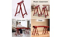 Chinese zither Stand Non-Slip Zither Stand Sturdy Display Holder for Instrumentalists, Home Training Music Lessons