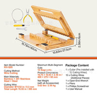 Bamboo Soap Slicer and Bread Cutter for DIY Home Use