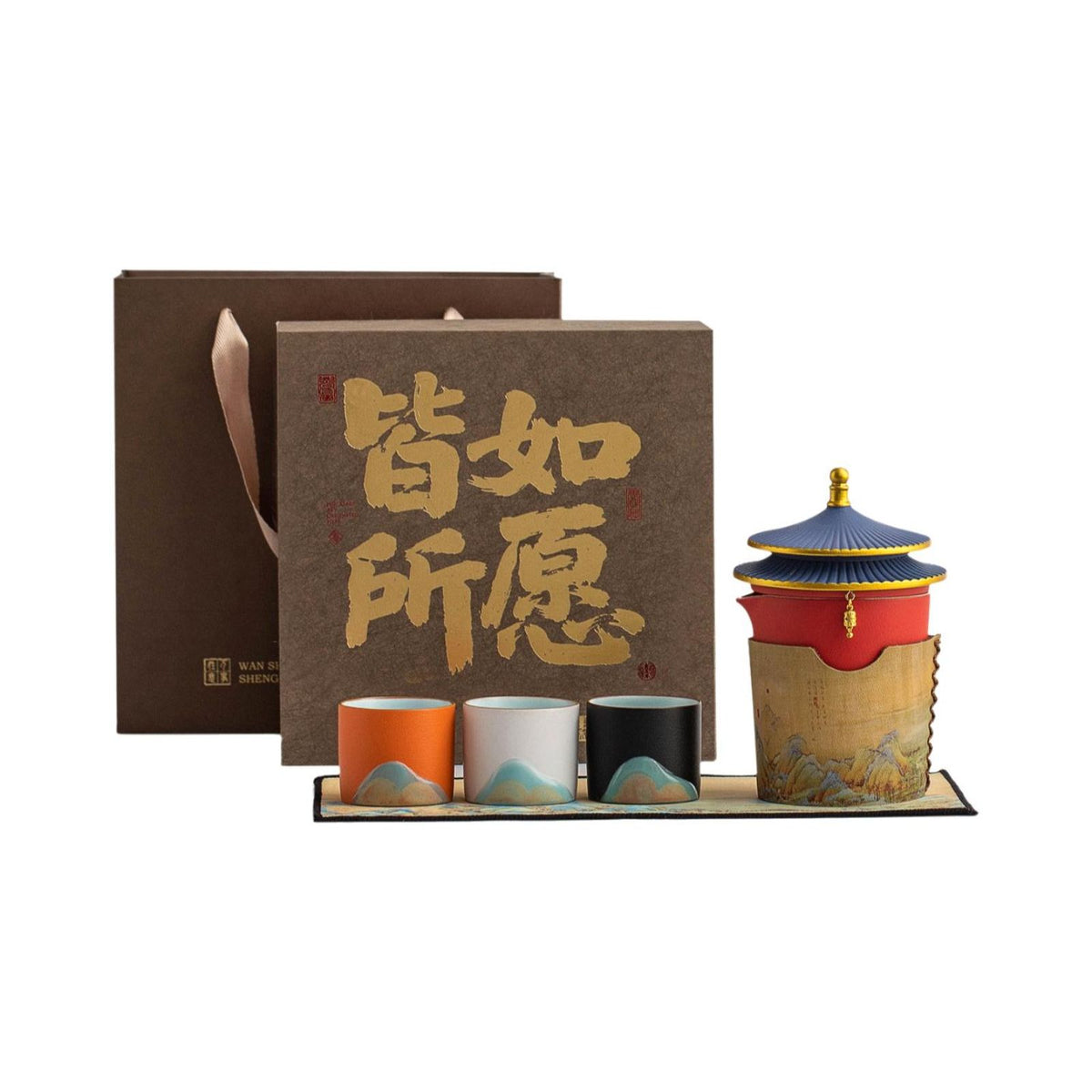 Porcelain Gongfu Tea Set, Chinese Ceramic Gift Set