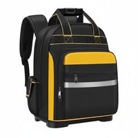 Heavy Duty Tool Backpack Large Capacity Tool Backpack Hard Molded Base