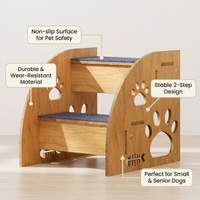 Pet Small Dogs, 40cm Height Dog Steps for Sofa Access, Density Board Construction, Non-Slip Carpeted - Image 6