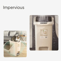 Large Capacity Trash Can with Foot Pedal and Lid