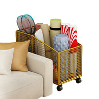 Metal Storage Rack for Fitness Equipment and Yoga Mats