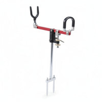 Ground Rod Holder All-Metal Fishing Pole Holder Heavy-Duty for Fishermen