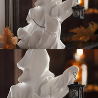 Specter Statue with Lantern Specter Statue Operated Display Piece for Mantel
