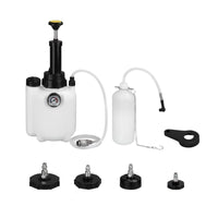 Automatic Brake Fluid Changer 3L Capacity Pneumatic Brake Bleeder Portable Handle Auto Repair Tool for Workshop