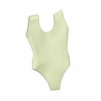 1/12 Scale Single-Piece Swimsuit Sleeveless Female Action Figure Bodysuit Fitting 6 Inch Figure Swimsuit for Diorama Building Decor