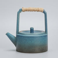 Handmade Ceramic Teapot, Light Luxury Retro Style