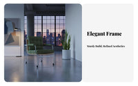 Upholstered accent Chair Nordic Design Movable Single Sofa Retro and design Comfortable for Renters