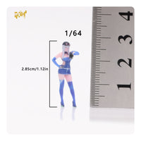 1/64 Scale Figure Tiny 3D Printed Figure Scale Model Figures Highly Detailed Miniature Figures for Collectors, Dioramas