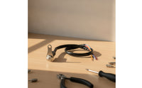 Metal Motorcycle Handlebar Switch with Bracket Compact Self-Locking Double-Flash Switch Practical Waterproof for Bikers
