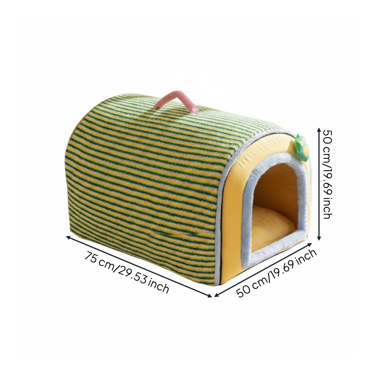Pet Tunnel Bed Heatedcat Hideaway Soft Pet House for Bedroom
