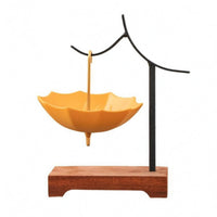 Umbrella Tea Golden stemColored Metal Stem Kitchen Tool Textured