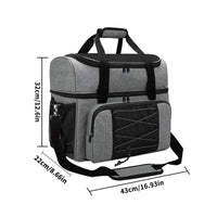 Bowling Bag with Ball Cradle Padded Bowling Bag with Shoe Compartment Adjustable for League Night