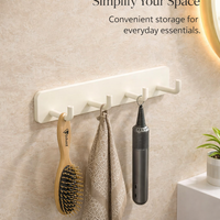 Spoon Holder and Kitchen Utensil Hanging Rail for Pantry, Carbon Steel Wall Mounted Rack with No-Drill Setup