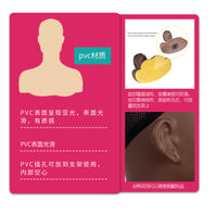 跨境欧美双肩假发头模道具 PVC高端仿真人模特头橱窗假模工厂批发