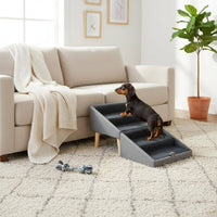 Foldable Dog Stairs Space-Saving Foldable Pet Stairs Easy to Clean Non-Slip Pet Steps for Sofa