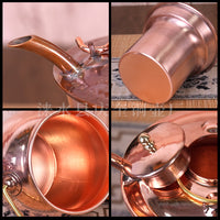 Qingkui Copper Kettle Wine Warmer, 250g/500g, Natural Brass or Copper