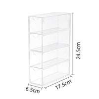 Transparent Drawer Organizer Clear Dustproof Cosmetic Storage Box for Vanity