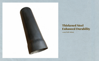 Stove Pipe Elbow, Iron, Heat-Resistant, Outdoor Heating