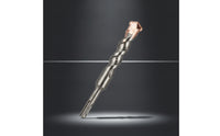 Spiral-Flute Percussion Drill Bit Round-Shank Masonry Drill Bit Clean Drilling Tool Efficient for Masons