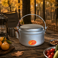 Aluminum Alloy One-Handed Pot, Thick-Bottomed, Yukihira Pot, For Home Cooking, Camping, Cooking