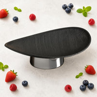 foliageShaped Fruit Tray Raised Rim Serveware ABS
