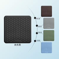 Car Seat Cushion Summer Gel Ventilated Honeycomb Silicone Cool Mat Single Piece