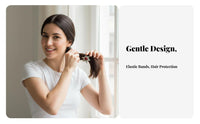 Elastic Hair Band High Elasticity Vintage Metal Hair Elastic Turquoise Tail Holder Secure Hold Long-Lasting for Women