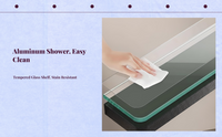 High Pressure Temperature-Controlled Shower Head Set