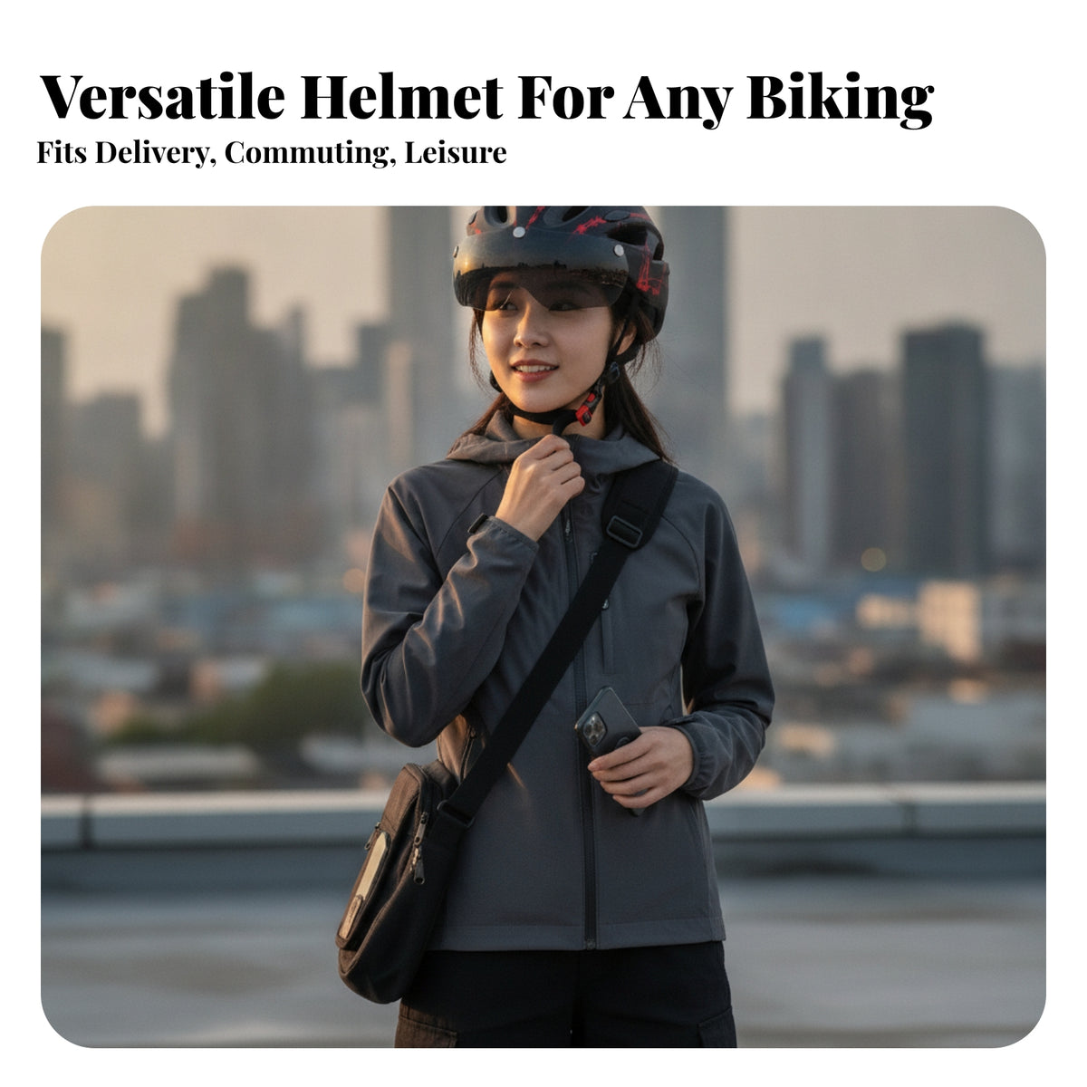 Hard Shell Bike Helmet Streamlined Vented Bike Helmet Breathable Head Protection Certified Safety