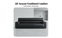 New Chinese design Wood Frame Upholstered Sofa Simple and Modern Design Reception Seating Business Grade Office Couch dense Foam Cushions for Professionals, Meeting Room, Waiting Area, Lobby