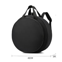 Padded Drum Backpack Round Drum Bag with Shoulder Straps Hands-Hands-Free Case Safeguarding for Drummers, Gigs, Rehearsals
