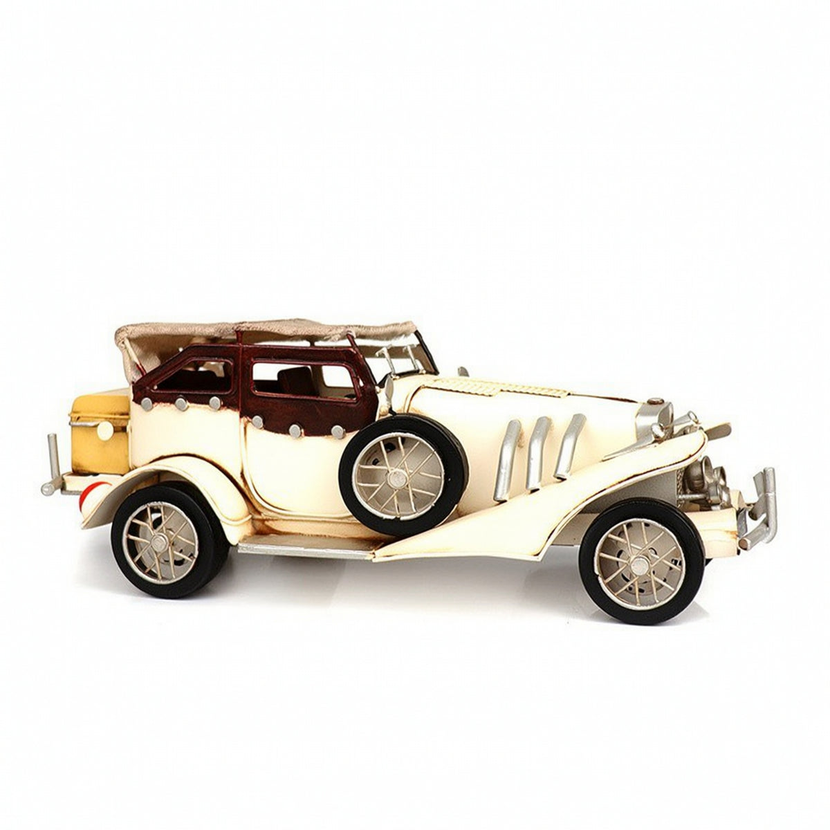 Model Car with Spare Wheel Metal Sports   Premium Souvenir Piece for Shelf