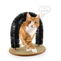 跨境热销猫玩具拱门蹭毛器猫咪按摩器猫咪蹭脸蹭毛器蹭痒器猫抓板
