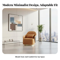 Upholstered Tub Chair Modern Design Reception Furniture High-Resilience Foam Seat Plush Fabric for Business Owners, Adults