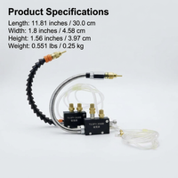Mist Coolant Lubrication Spray System, Metal Cutting Spray Nozzle, Machine Tool  #variant:Plastic Tube Spray