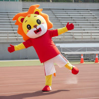 Lion Character Costume Cushioned Material Full Body Lion Outfit Eye Catching Event Attire for Parties