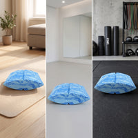 Curved Balance Coach with Groove Padded Balance Wedge Soft Fitness Wedge Supportive for Pilates Class