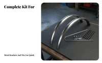 Stainless Steel Bike Fenders Rustproof Full Coverage Cycle Mudguards Full Coverage Bike Fenders for Kids, Rainy Days, Wet Roads